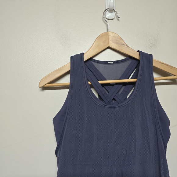 Lululemon Tank Women Fast As‎ Light Sheer Sleeveless Top Gym Yoga Shirt Sz 8 - Picture 2 of 8